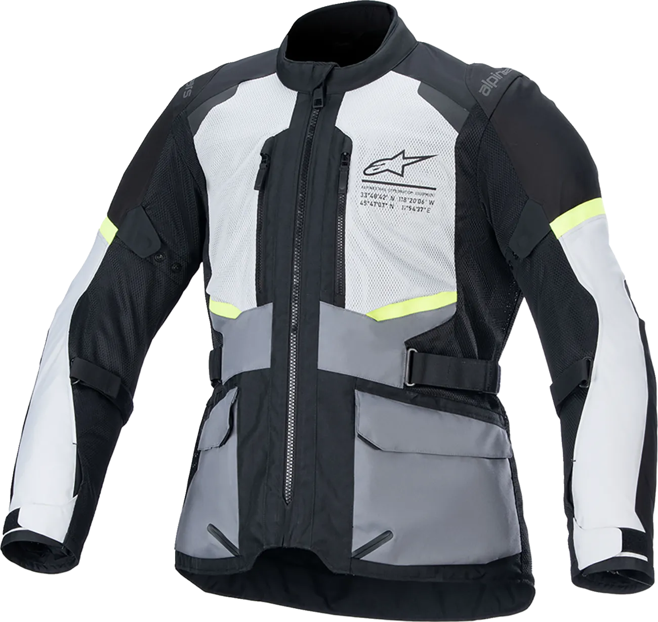 ALPINESTARS Andes Air Drystar? Jacket - Ice Gray/Dark Gray/Black - Medium 3207924-9191-M