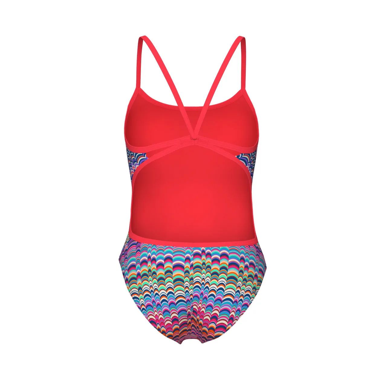 arena Women's Ondulation Lace Back One Piece Swimsuit