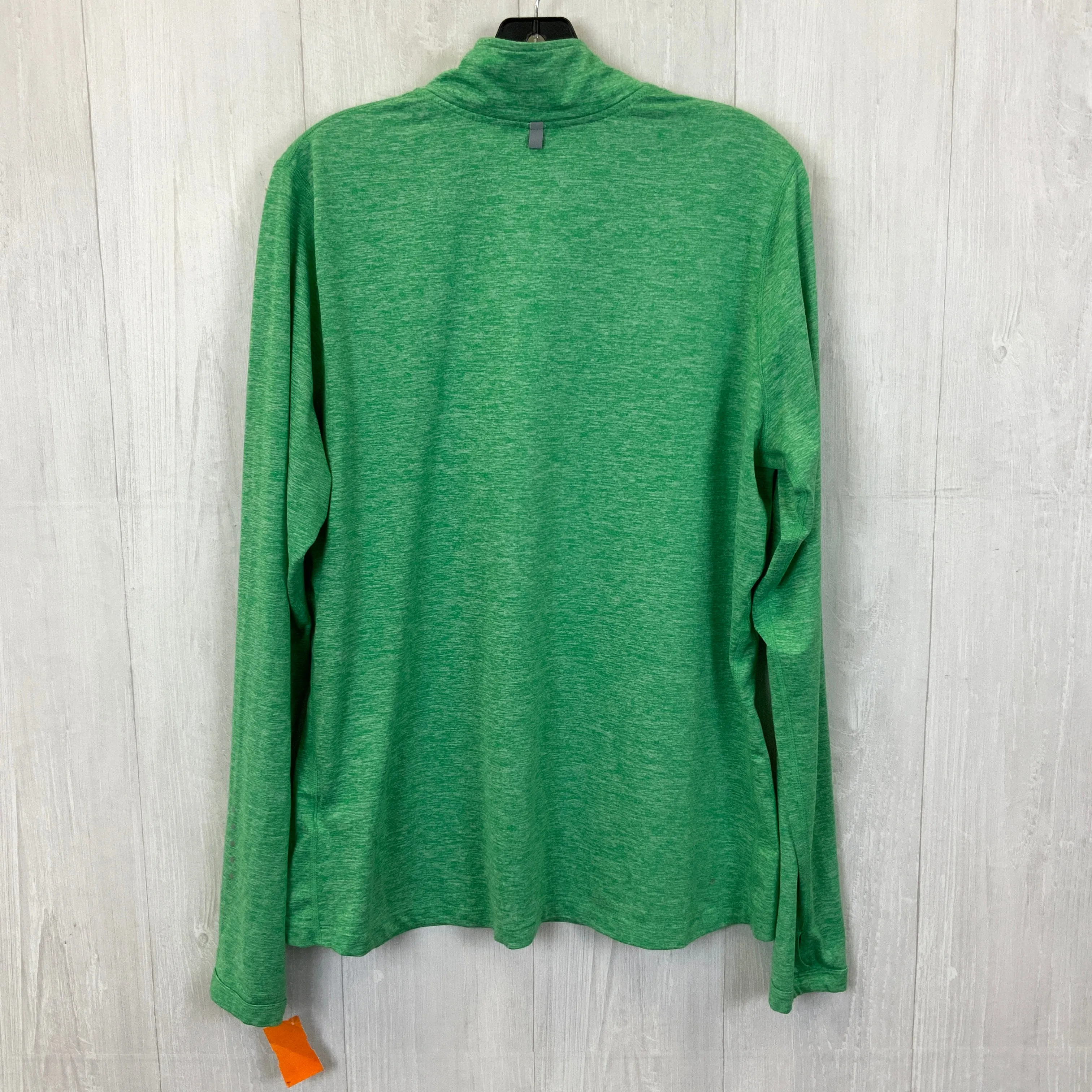 Athletic Sweatshirt Collar By Nike Apparel In Green, Size: Xl