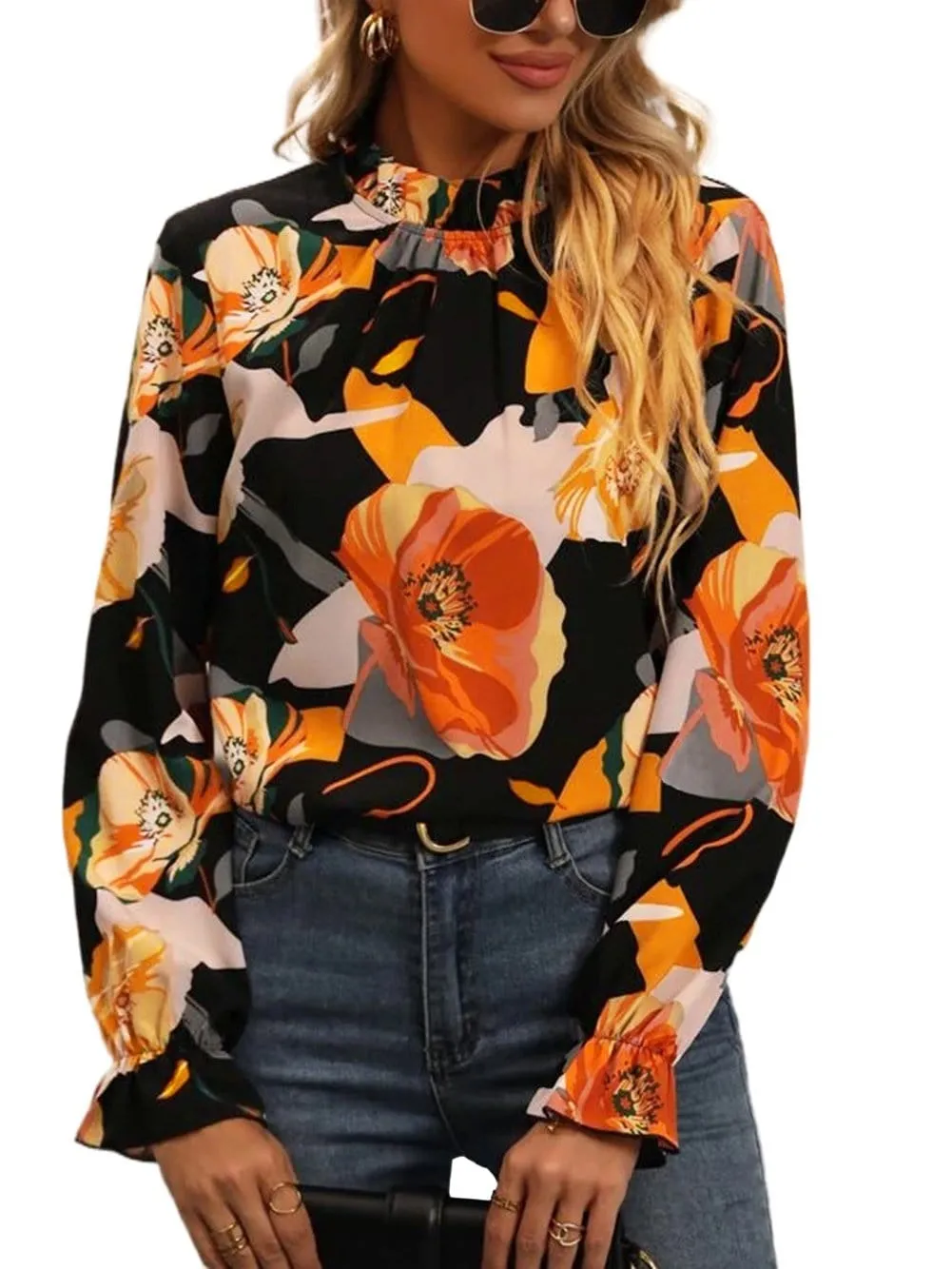 Breathtaking Floral Blouse