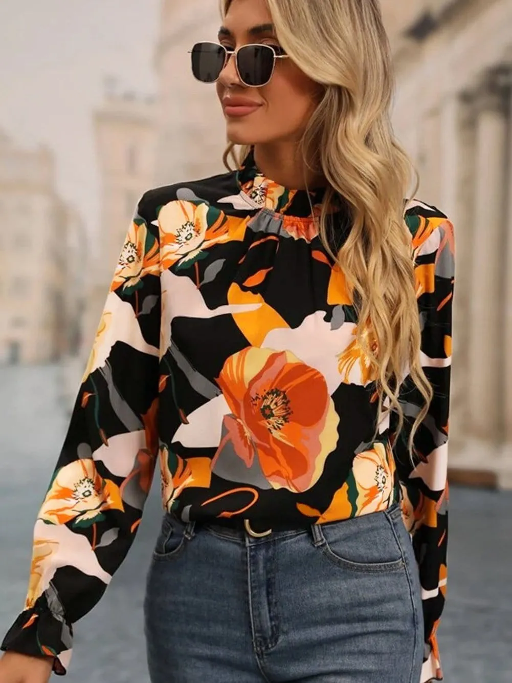 Breathtaking Floral Blouse
