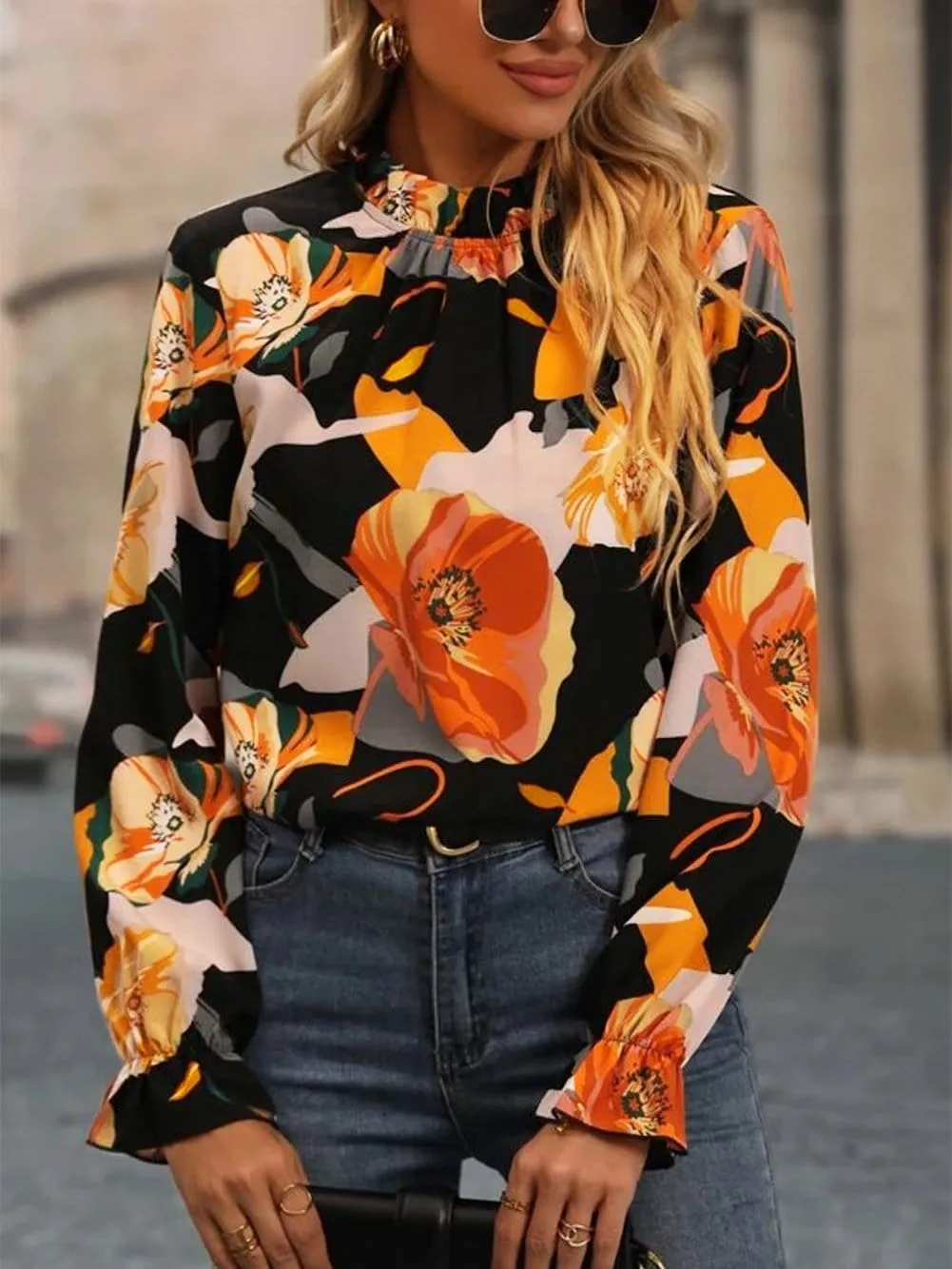 Breathtaking Floral Blouse