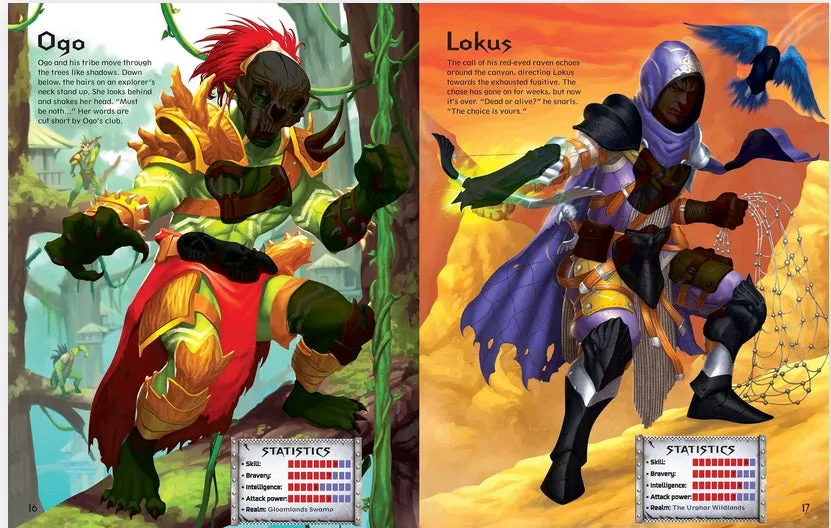 Build Your Own Fantasy Warriors Sticker Book
