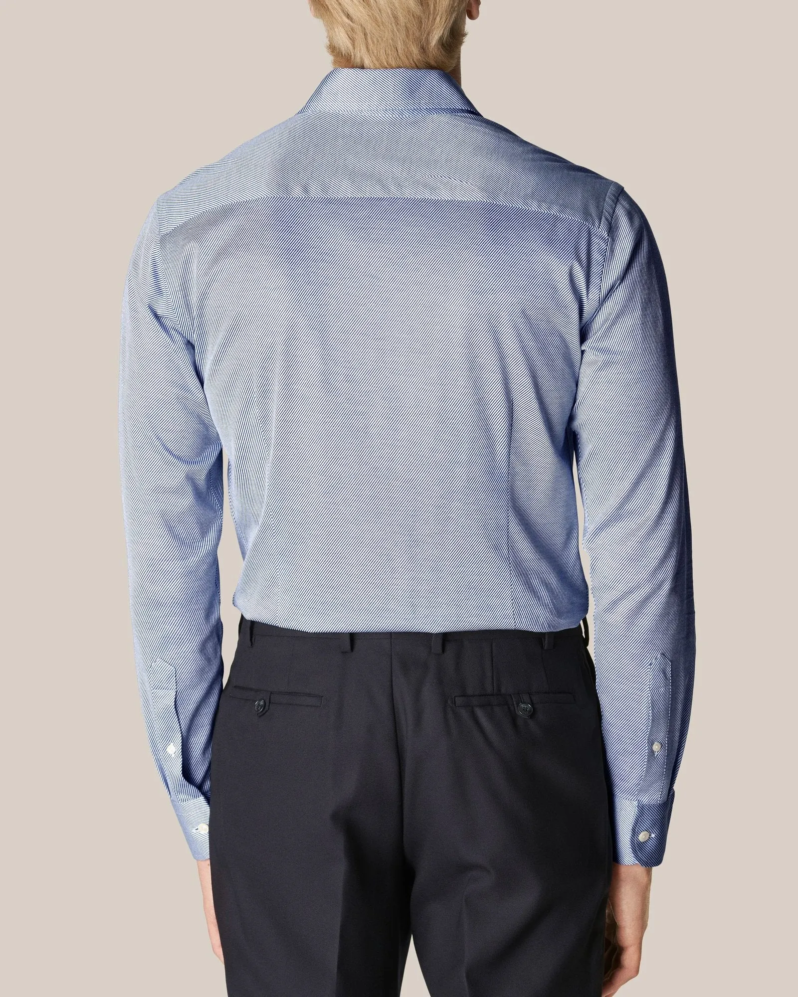 Dark Blue King Knit Stretch Slim Fit- ETON