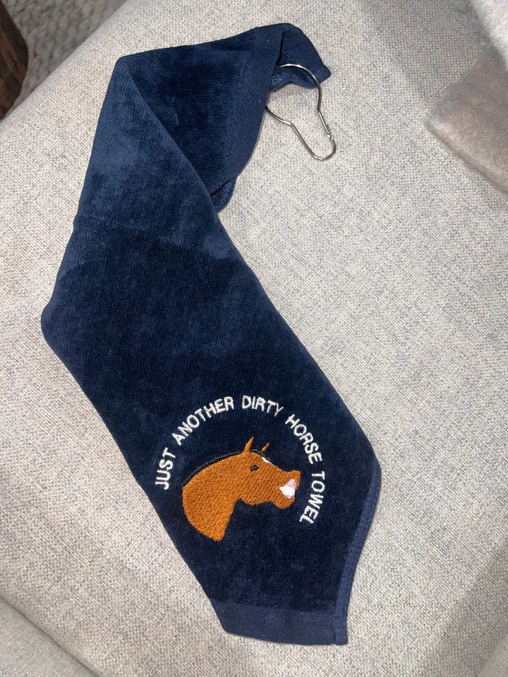 HLH Equestrian Apparel 'Just Another Dirty Horse Towel'