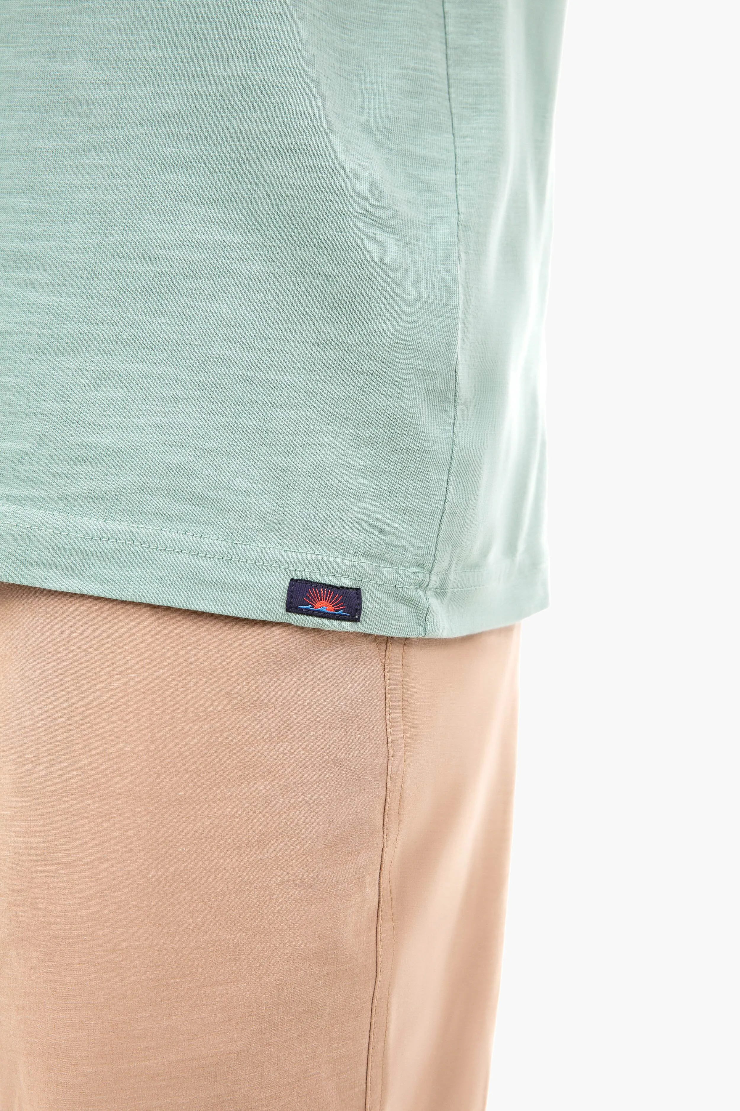 Jade Sunwashed Pocket Tee
