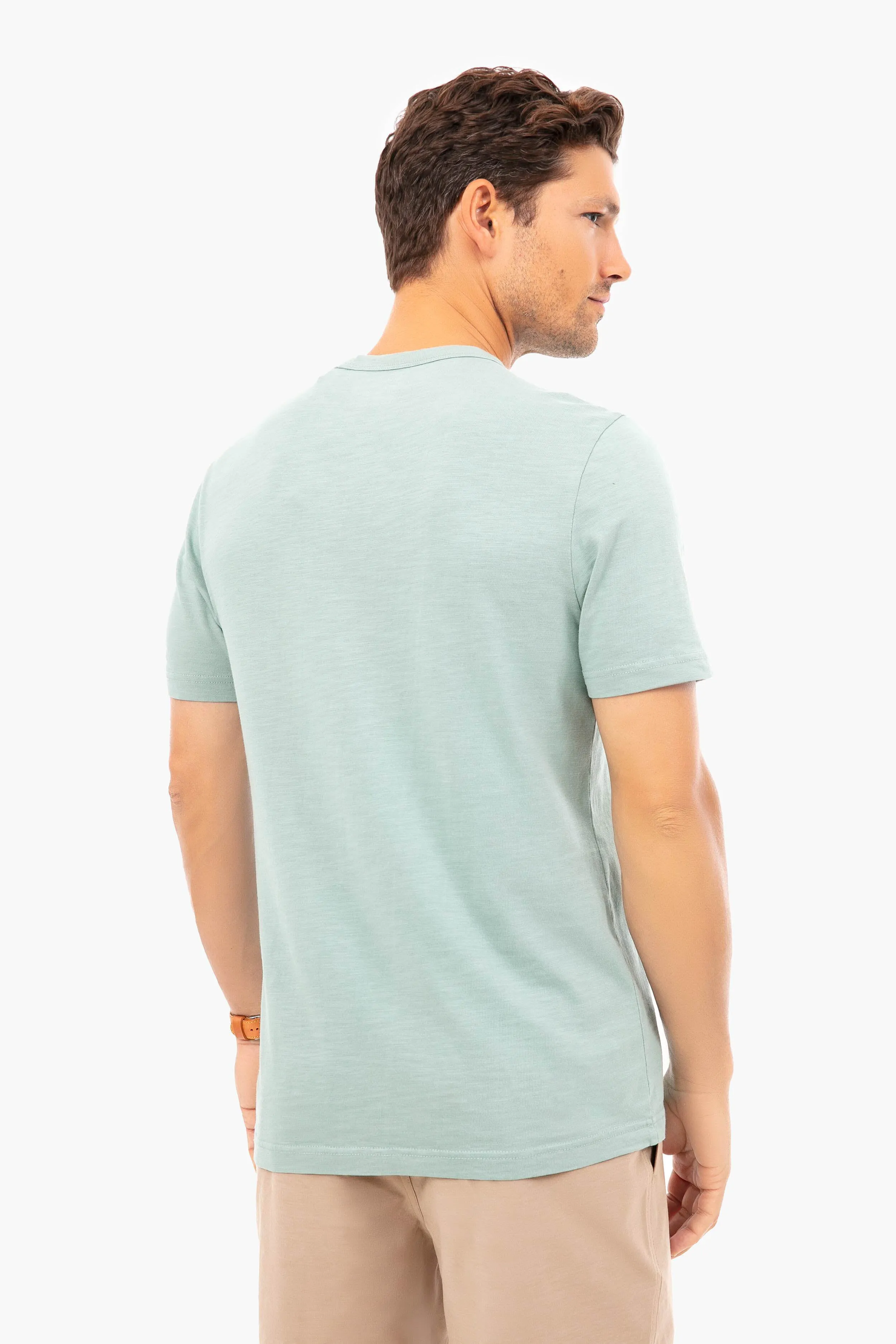 Jade Sunwashed Pocket Tee