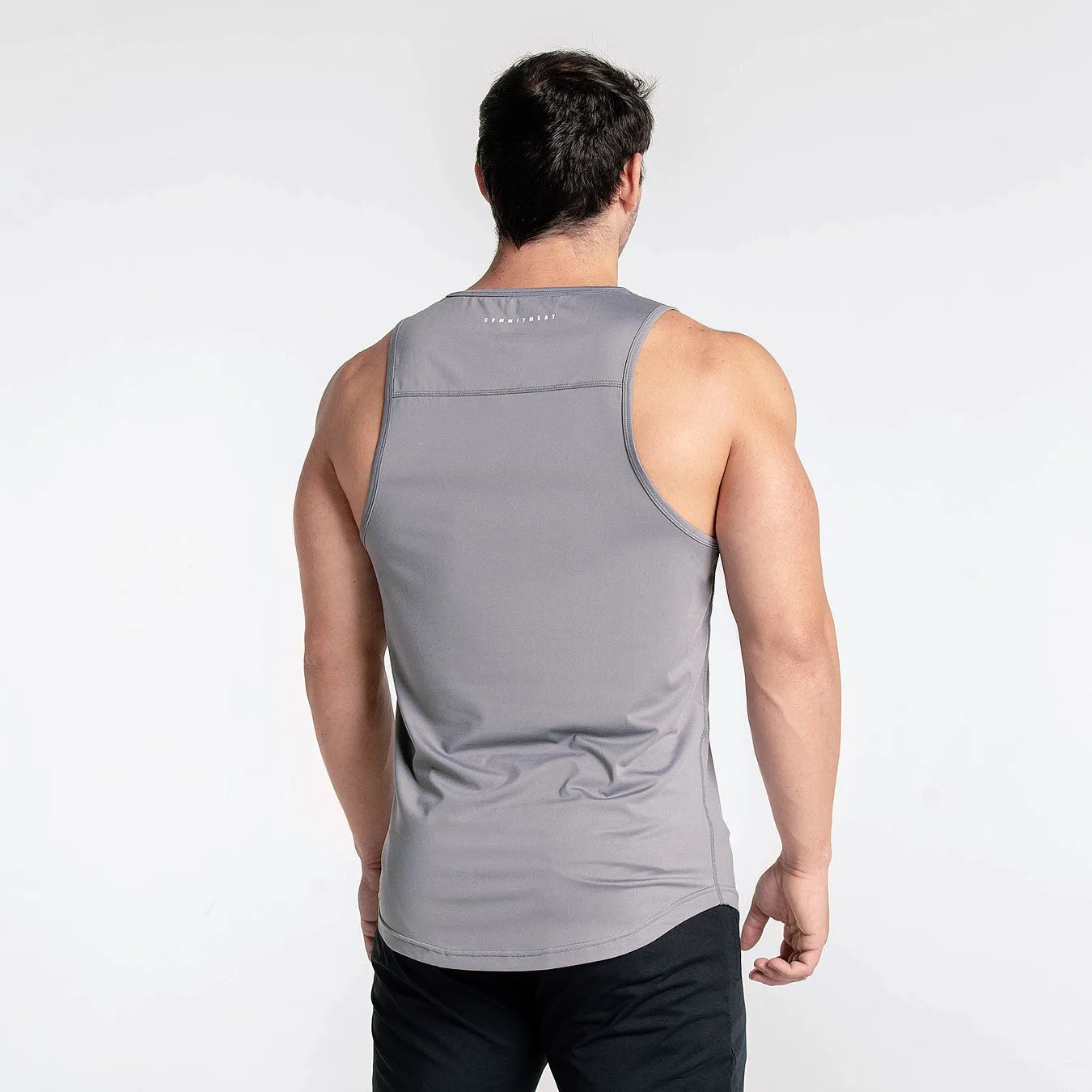 Men's Commitment Tank Top Shark Skin
