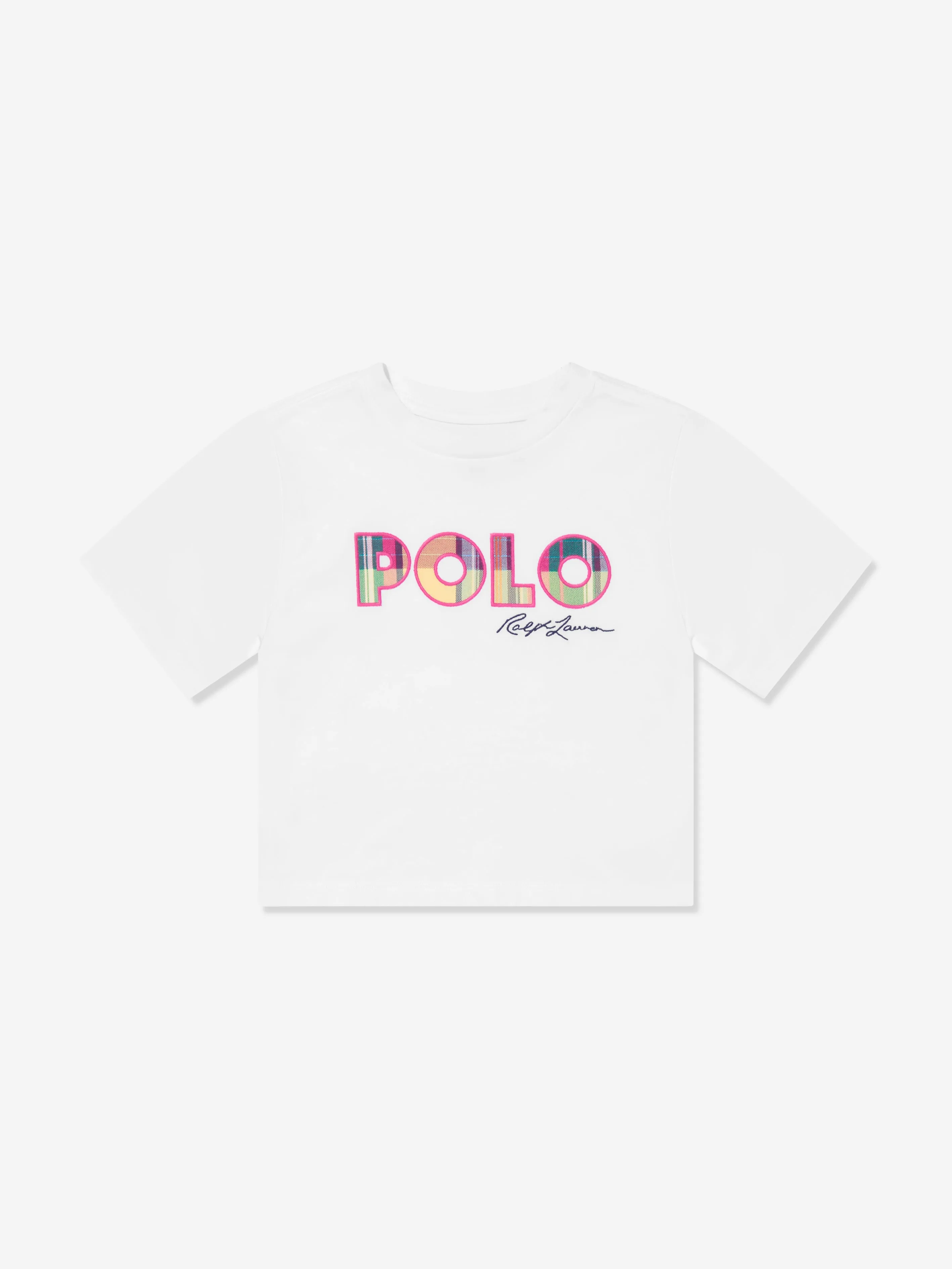 Ralph Lauren Girl Polo T-Shirt in White