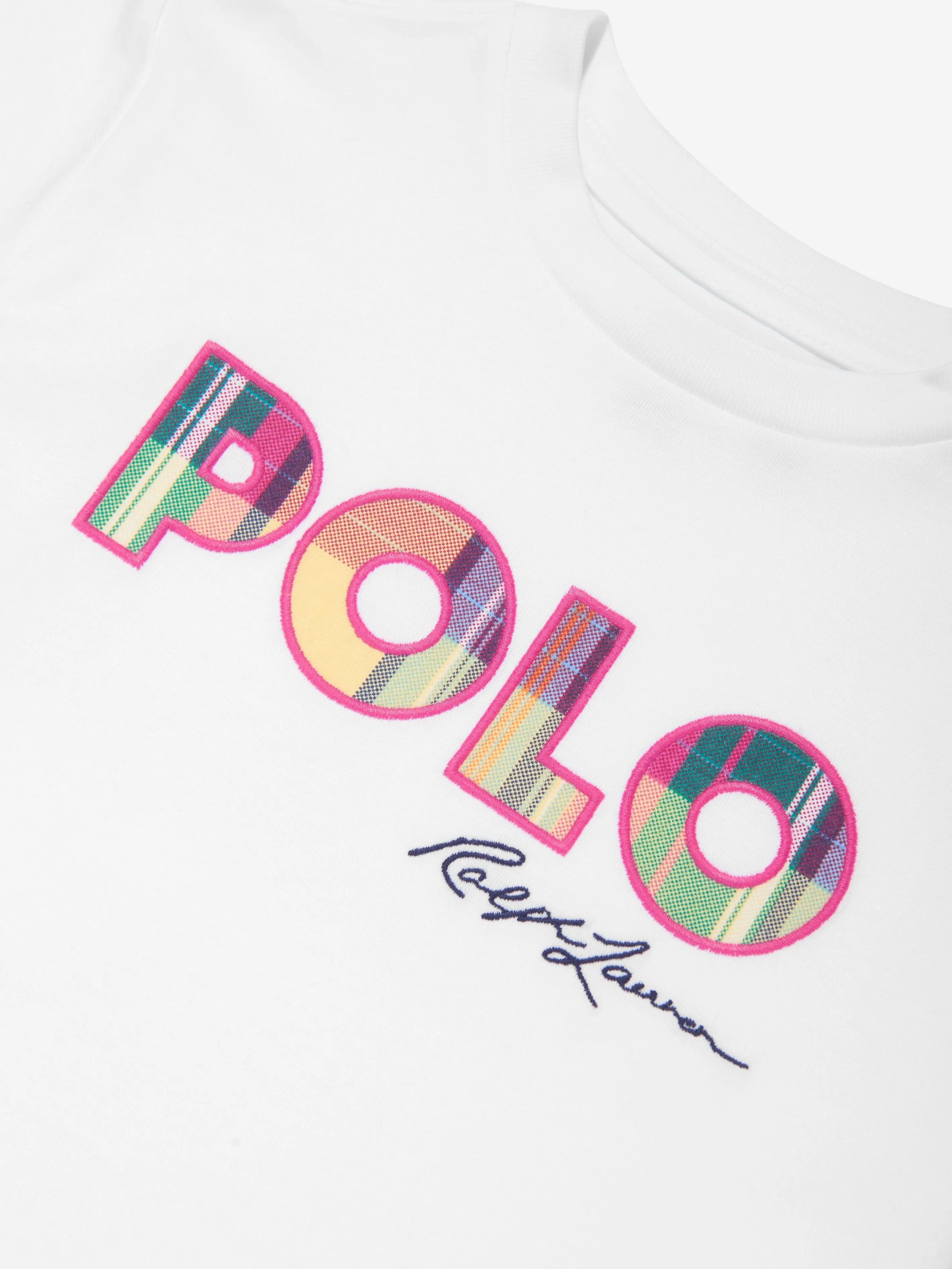 Ralph Lauren Girl Polo T-Shirt in White