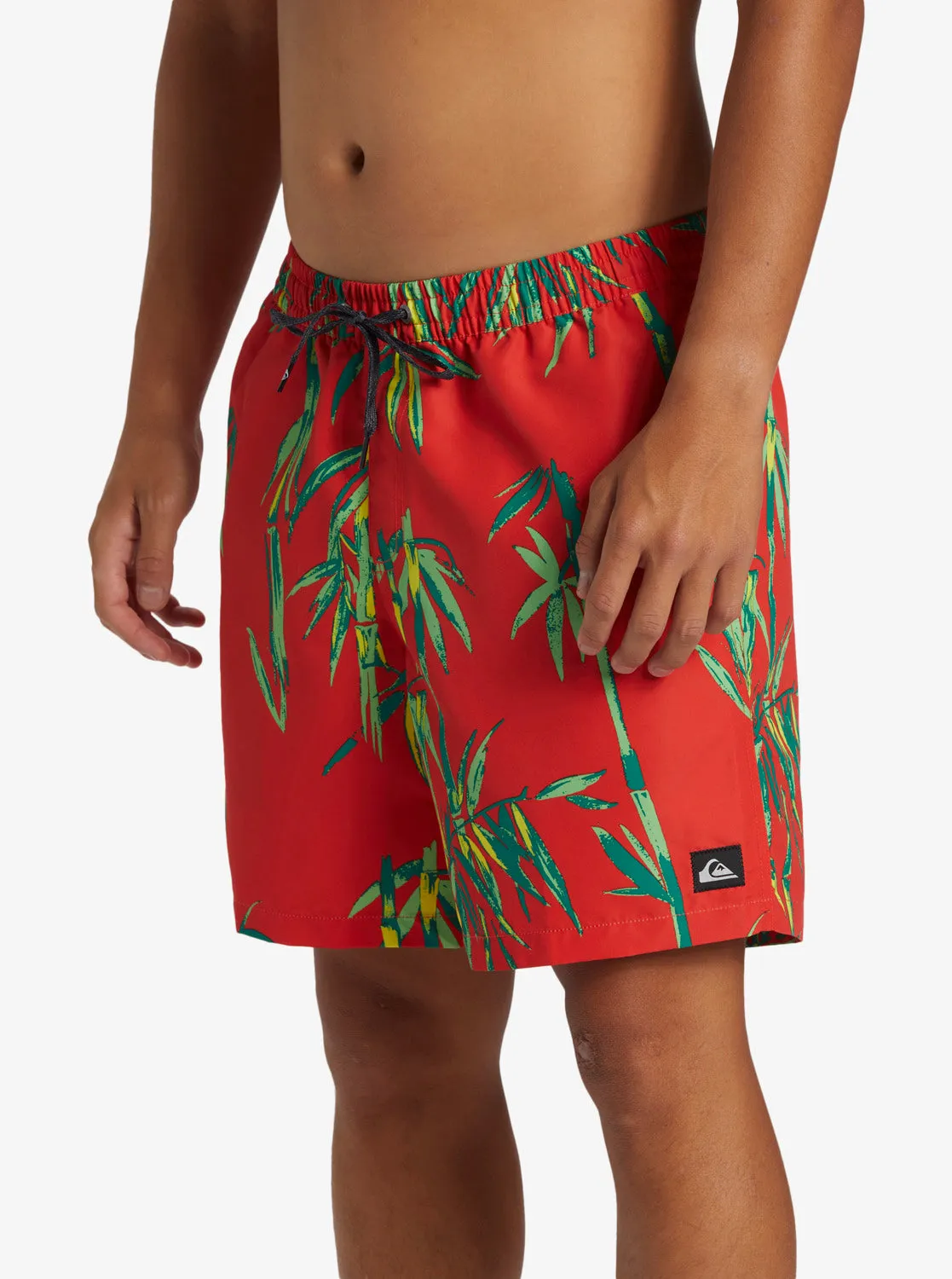 Remade Mix 17" Swim Trunks - High Risk Red