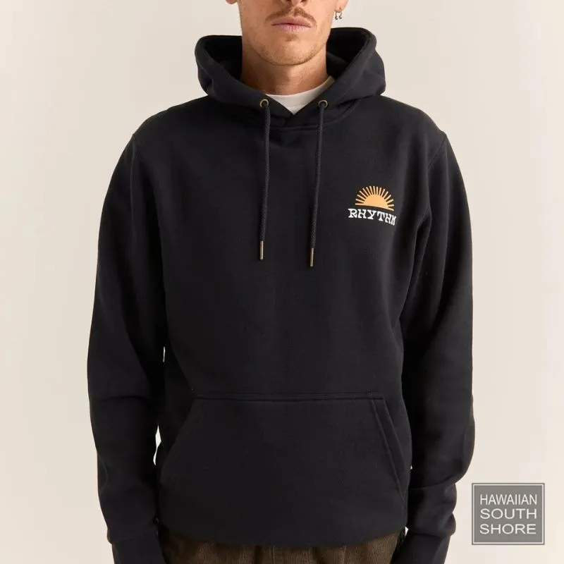 RHYTHM Hood Fleece Awake (Small-Large) Black