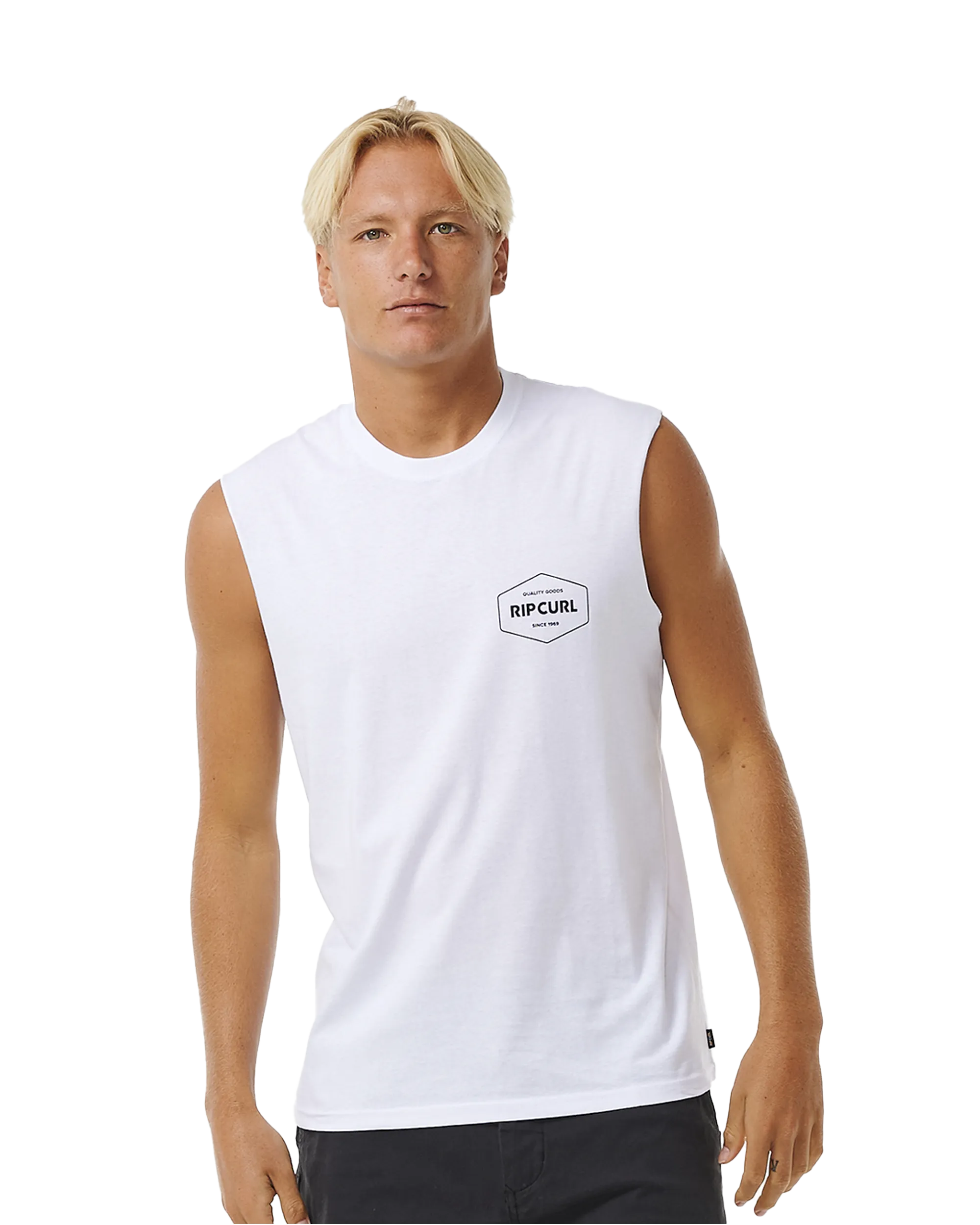 Stapler Vest in White