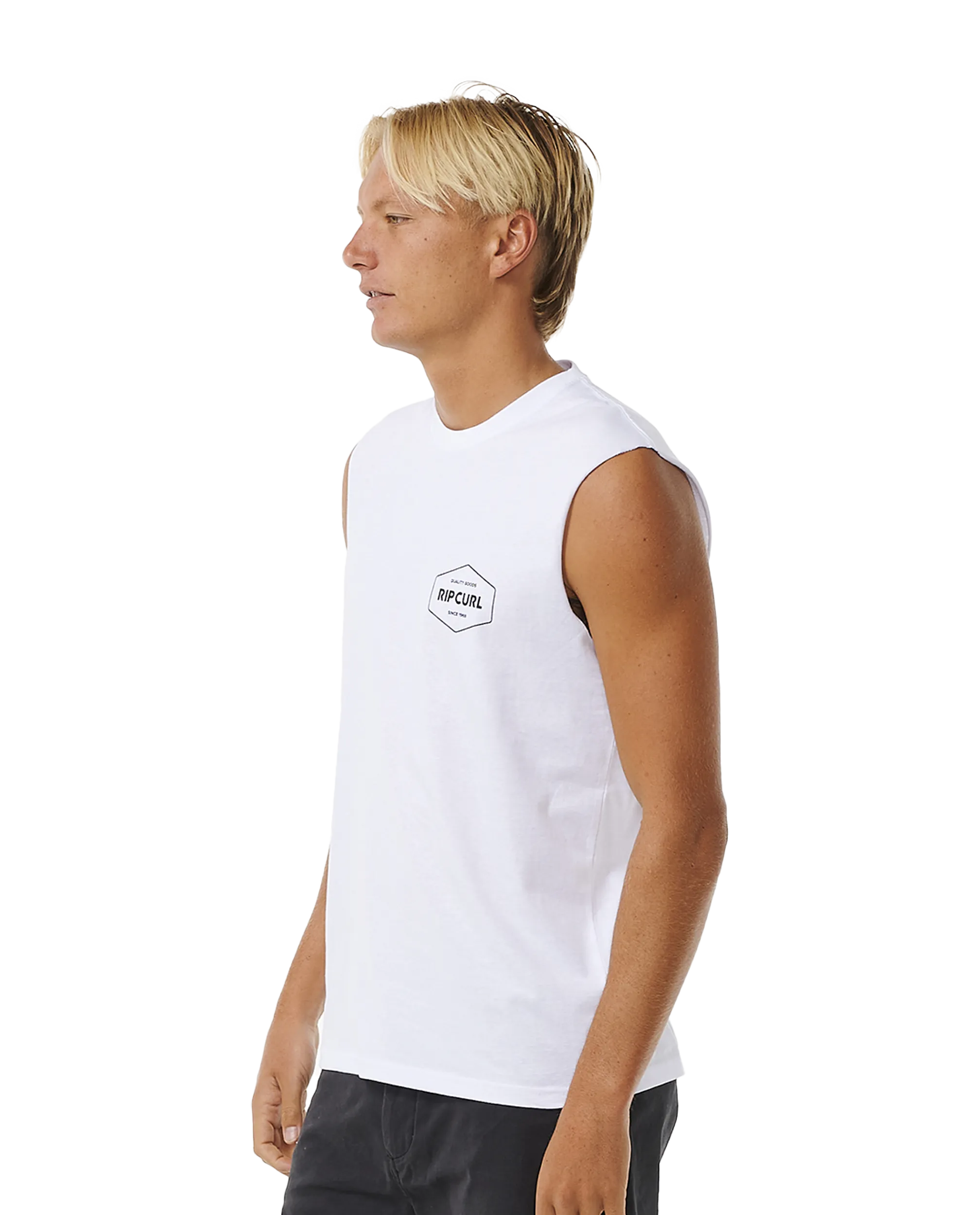 Stapler Vest in White