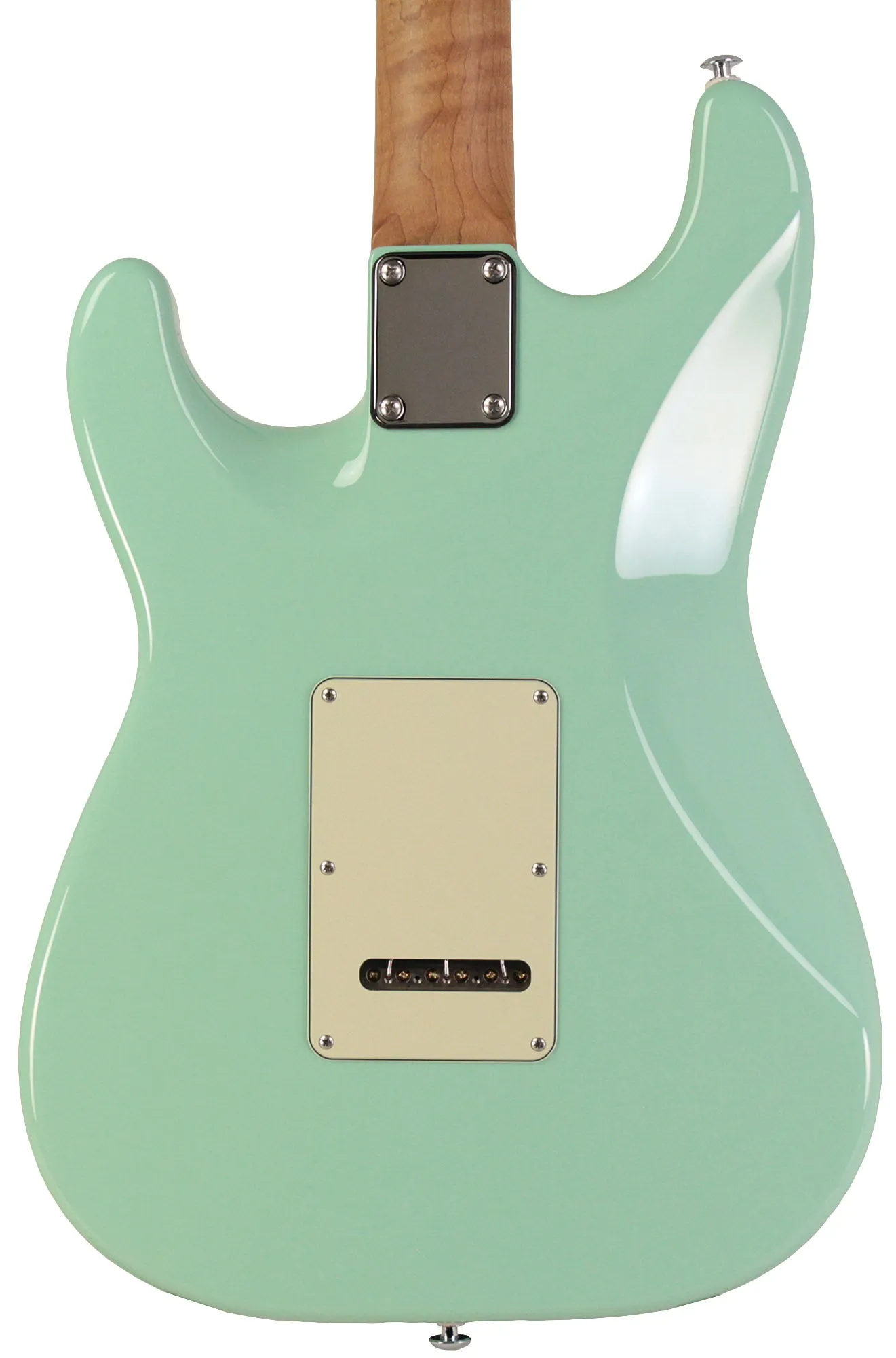 Suhr Select Classic S Guitar, Roasted Flamed Neck, Surf Green, Rosewood