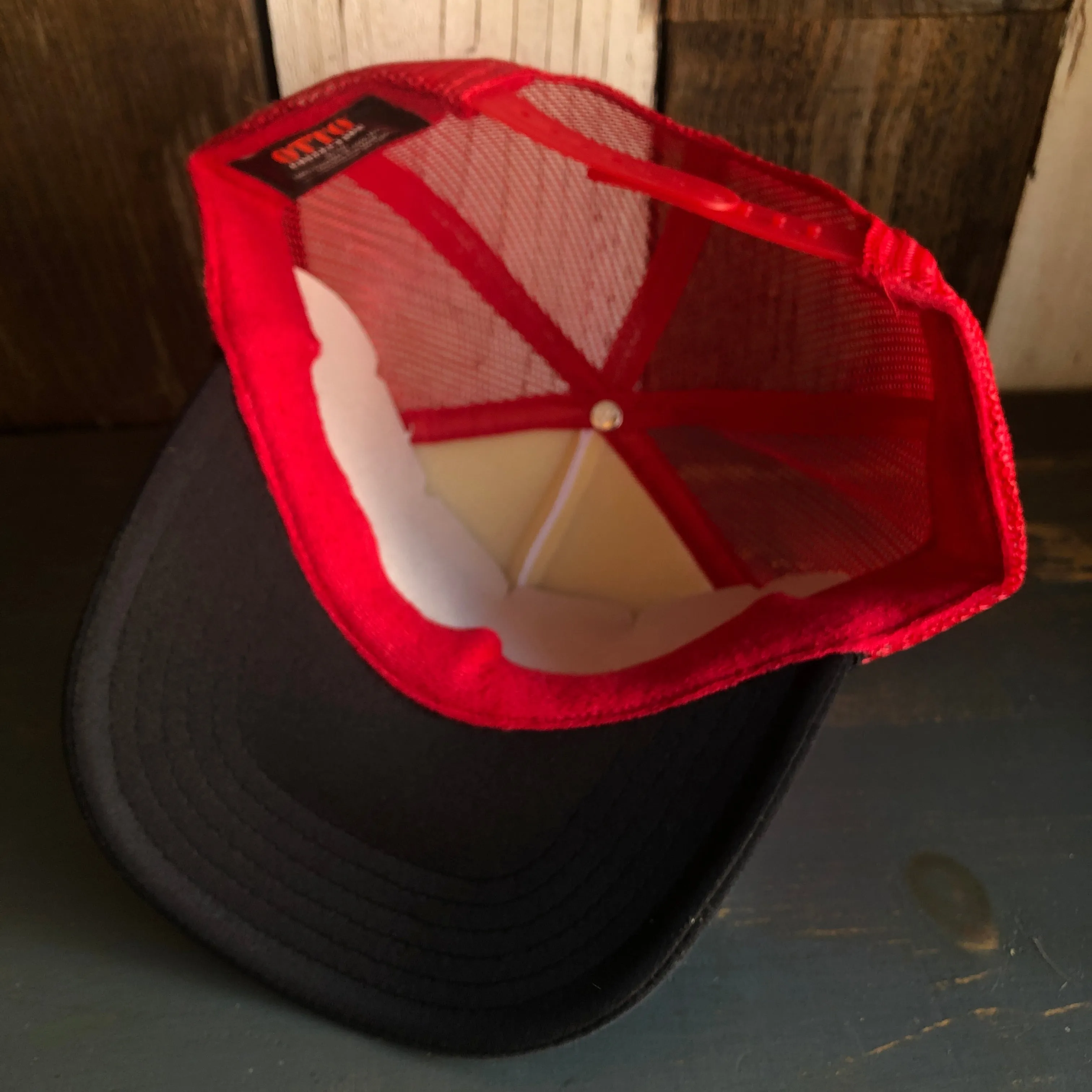 SURF HERMOSA :: OPEN DAILY Trucker Hat - Black/White/Red