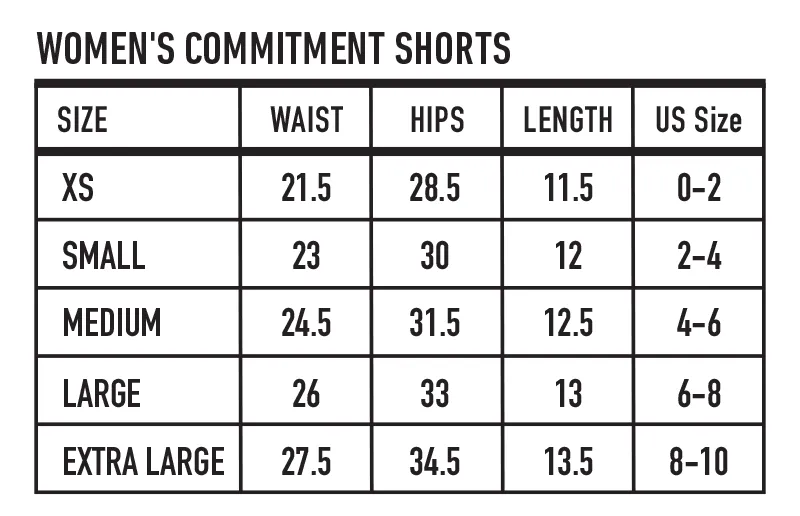 Women's Commitment Shorts Hawaiian Surf